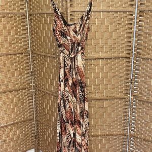Split Thigh Tie Dye Cami Dress